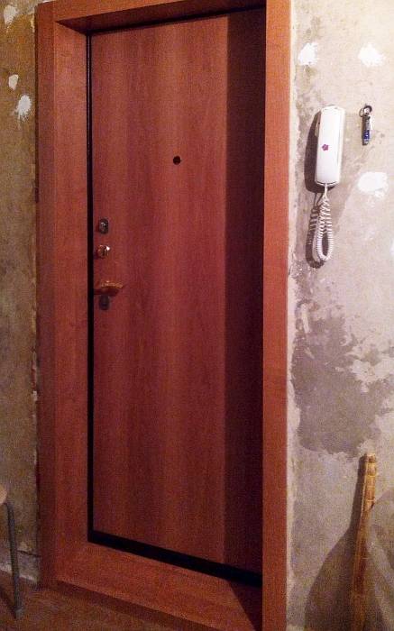 Фото металлической двери МДФ ПВХ