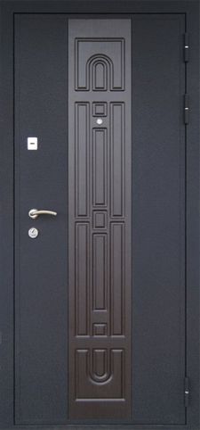Стальная дверь порошковое напыление и МДФ ПВХ (DP-070)