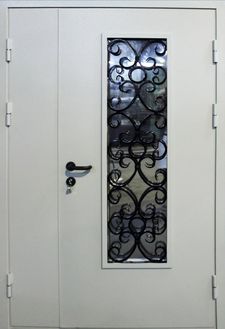 Тамбурная дверь порошковое напыление с двух сторон (DP-129)