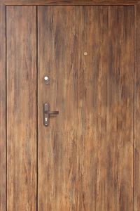 Двустворчатая дверь (порошок + МДФ ПВХ) (DP-005)