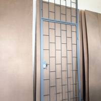 Решетчатая дверь РДС-03 с покрасом 