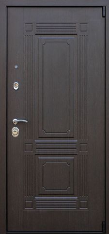 Стальная дверь МДФ ПВХ с зеркалом (DM-040)