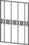 решетки кованые - модель 01