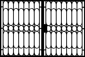 Распашная решетка РС-50