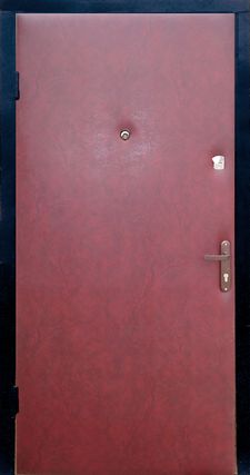 Металлическая дверь с винилискожей и замком Kale (DV-025)