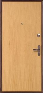 Одностворчатая дверь (порошок + МДФ шпон) (DP-004)
