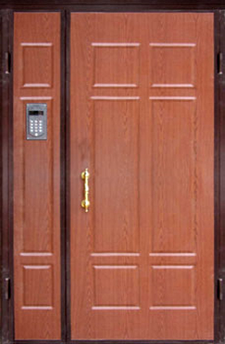 Двустворчатая дверь с пластик-постформингом (PPD-001)