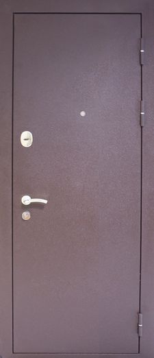 Железная дверь с порошковым напылением и замком Kale-252R (DP-033)