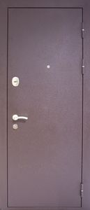 Дверь с порошковым напылением и замком Kale-252R (DP-033)