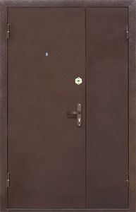 Двустворчатая дверь (порошок + МДФ шпон) (DP-003)