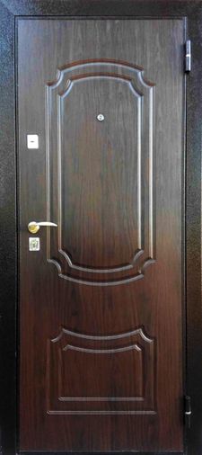 Утепленная дверь из МДФ шпон с замком Гардиан (DM-024)