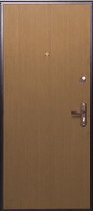 Одностворчатая дверь (порошок + пластик-постформинг) (PPD-003)