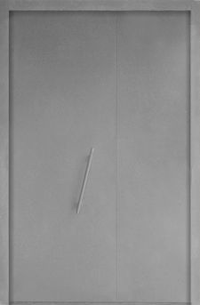 Тамбурная дверь с винилискожей и замком Гардиан 50.01, ручка-скоба