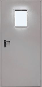 Однопольная противопожарная дверь со стеклом (PMD-024)