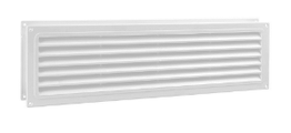 Приточно-вытяжная решетка дверная серии МВ 350/2 белая