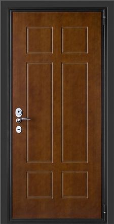 Металлическая дверь с МДФ ПВХ и замком КАЛЕ (DM-012)