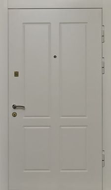 Входная дверь МДФ ПВХ с двух сторон (DM-015)