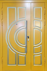 Двустворчатая дверь МДФ шпон с двух сторон (DM-033)