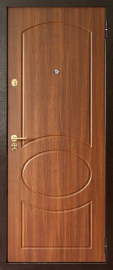 Входная дверь МДФ ПВХ с двух сторон (DM-037)