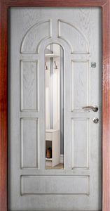 Дверь МДФ ПВХ с зеркалом (DM-039)