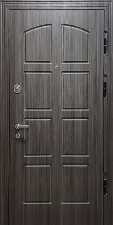 Входная дверь МДФ ПВХ с двух сторон (DM-043)