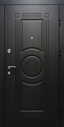 Металлическая дверь МДФ шпон с двух сторон (DM-044)