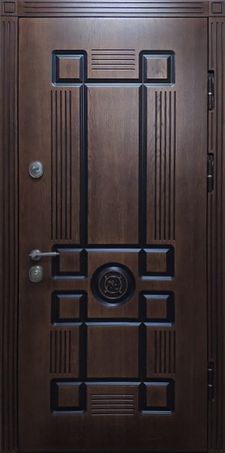 Металлическая дверь МДФ ПВХ с двух сторон (DM-047)