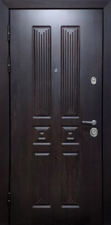 Входная дверь МДФ ПВХ с двух сторон (DM-048)