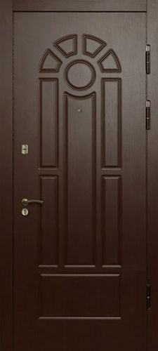 Входная дверь МДФ ПВХ с двух сторон (DM-067)