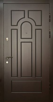 Входная дверь МДФ ПВХ с двух сторон (DM-075)