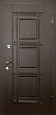 Металлическая дверь МДФ ПВХ с двух сторон (DM-076)