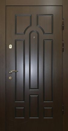 Входная дверь МДФ ПВХ с двух сторон (DM-083)