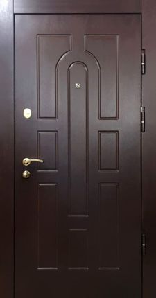 Металлическая дверь МДФ ПВХ с двух сторон (DM-092)