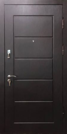 Металлическая дверь МДФ ПВХ с двух сторон (DM-096)