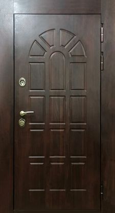 Стальная дверь МДФ ПВХ с двух сторон (DM-098)