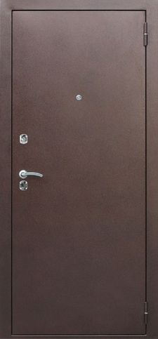 Стальная дверь порошковое напыление и МДФ ПВХ (DP-083)