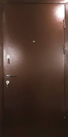 Железная дверь порошковое напыление и МДФ ПВХ (DP-158)