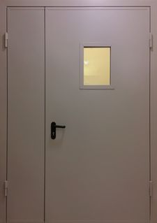 Остекленная тамбурная противопожарная дверь (DV-070)