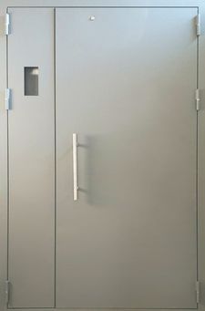 Подъездная дверь грунт-эмаль с двух сторон (DV-055)