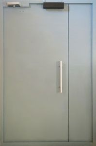 Дверь грунт-эмаль с двух сторон (DV-055)