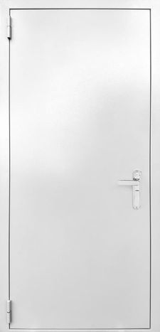 Стальная дверь грунт-эмаль с двух сторон (DV-065)