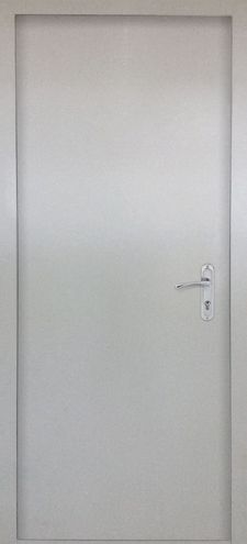 Техническая дверь внутреннего открывания грунт-эмаль с двух сторон (DV-066)