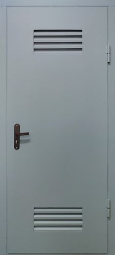 Металлическая дверь грунт-эмаль с двух сторон (DV-081)