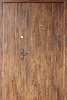 Двустворчатая дверь (порошок + МДФ ПВХ)