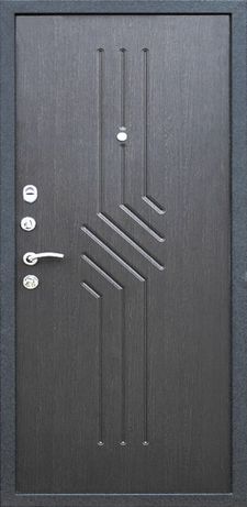 Дверь с металлофиленкой и МДФ