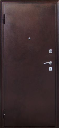 Стальная дверь с порошковым напылением и ламинатом с замком Гардиан (DP-052)