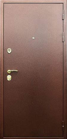 Дверь порошковое напыление и ламинат с замком ПРО-САМ (DP-056)