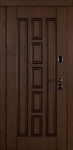 Дверь с фрезерованным МДФ шпон (DM-003)