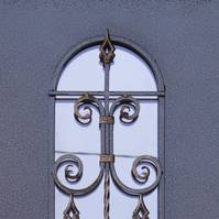 Образец решетки со стеклом