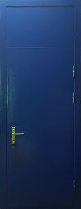 Дверь с порошковым напылением и фрамугой (DP-001)